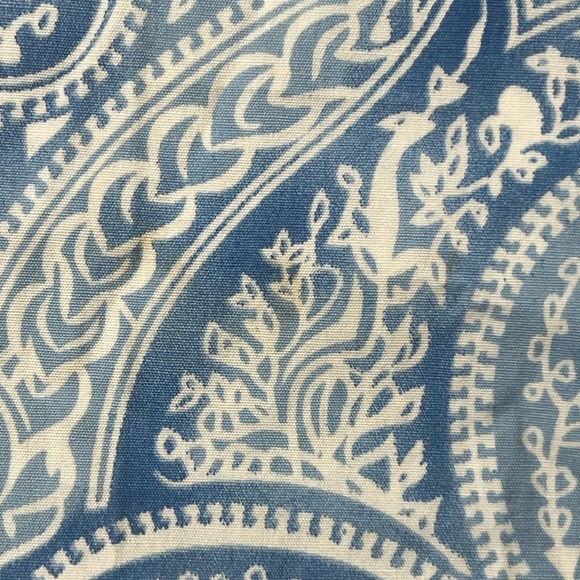 J. McLAUGHLIN Blue‎ & White Paisley Light Weight Jeans Size 10 X 31.5 Inseam - Picture 11 of 11